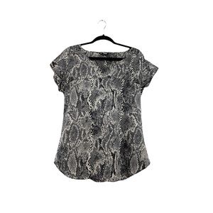 Snake Skin Silk Express Blouse - Medium